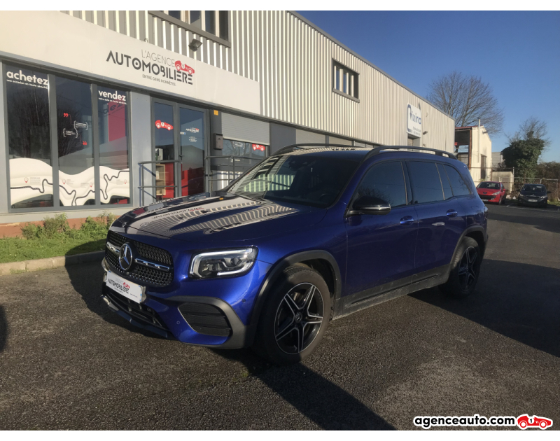 Achat voiture occasion, Auto occasion pas cher | Agence Auto Mercedes GLB 200d 8G-DCT AMG Line 7 PLACES Bleu Année 2020 Automatique Diesel
