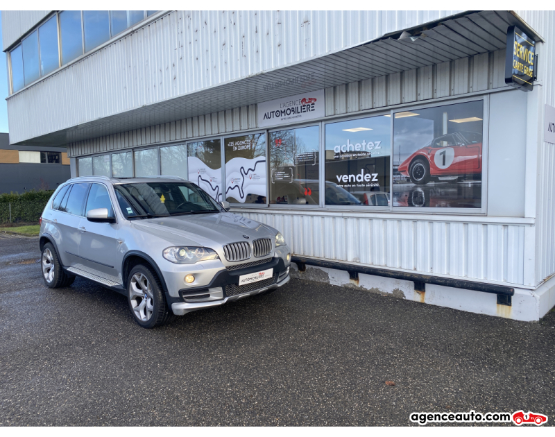 Achat voiture occasion, Auto occasion pas cher | Agence Auto Bmw X5 (E70) 3.0d 24V xDrive 286 CV BVA Pack Sport Argent Année 2009 Automatique Diesel