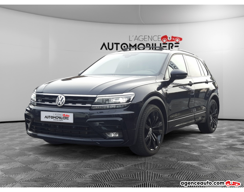 Achat voiture occasion, Auto occasion pas cher | Agence Auto Volkswagen Tiguan 2.0 TDi SCR 4Motion R-Line Black Edition DSG 150Ch/ Garantie 12 Mois Noir Année 2020 Automatique Diesel