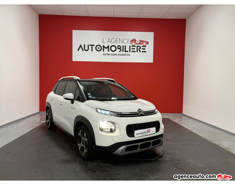 Achat voiture occasion, Auto occasion pas cher | Agence Auto Citroen C3 AIRCROSS 1.2 PURETECH 110 S&S RIP CURL BV6 + DISTRIBUTION OK Blanc Année 2019 Manuelle Essence