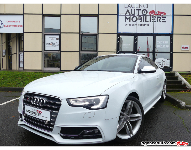 Achat voiture occasion, Auto occasion pas cher | Agence Auto Audi S5 V6 3.0 TFSI 333 QUATRO S-TRONIC Blanc Année 2012 Automatique Essence