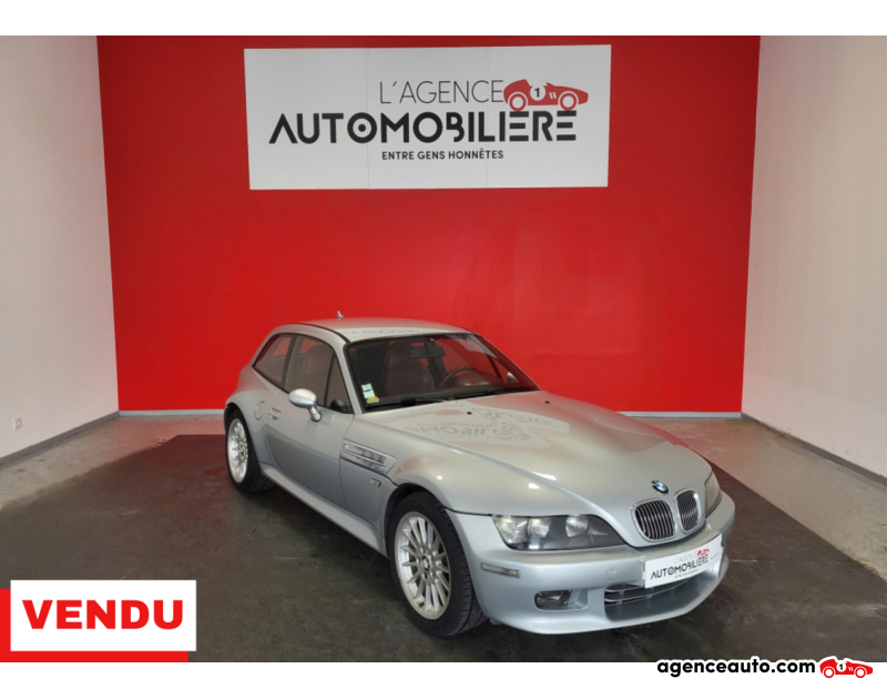 Achat voiture occasion, Auto occasion pas cher | Agence Auto Bmw Z3 Z3 COUPE 2.8I E36 193CV  BOITE MECA PACK M Argent Année 1999 Manuelle Essence