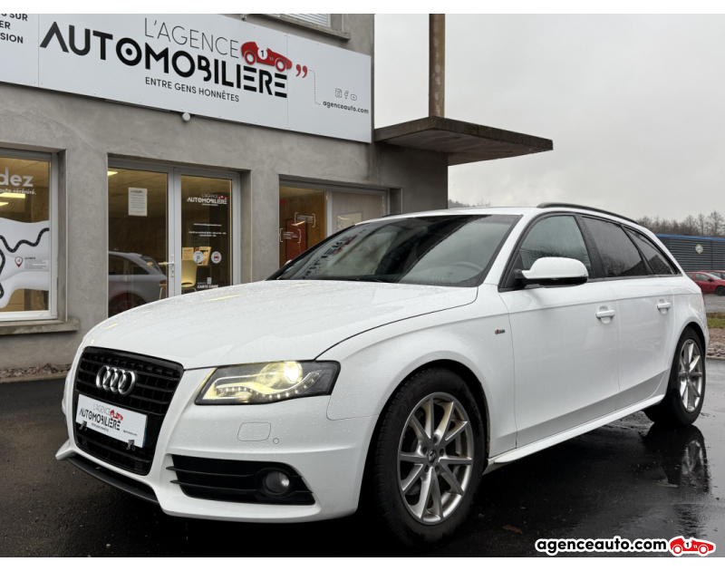 Achat voiture occasion, Auto occasion pas cher | Agence Auto Audi A4 2.0 TFSi 16V 179 cv Série 3 Phase 2 Sline + Blanc Année 2011 Manuelle Essence