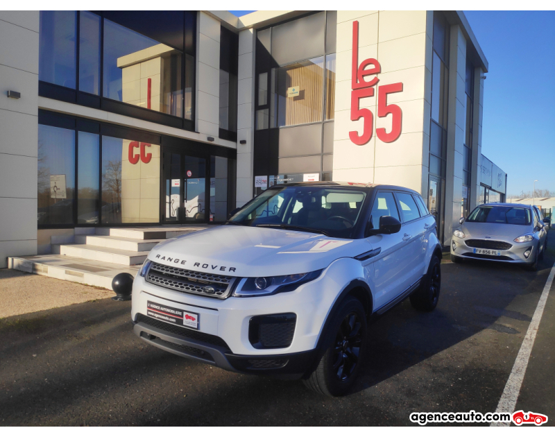 Achat voiture occasion, Auto occasion pas cher | Agence Auto Land Rover Range Rover Evoque EVOQUE (2) ED4 150 PURE ( ENTRETIEN 100% RANGE ) Blanc Année 2018 Manuelle Diesel