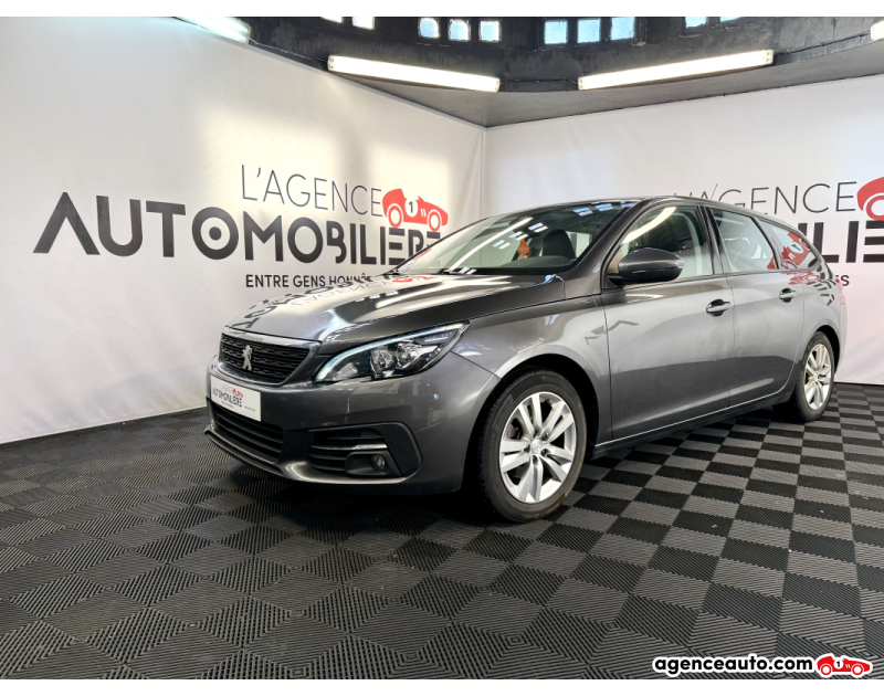 Achat voiture occasion, Auto occasion pas cher | Agence Auto Peugeot 308 SW II 1.5 BLUEHDI 130 ACTIVE BUSINESS EAT BVA START-STOP Gris Année 2019 Automatique Diesel
