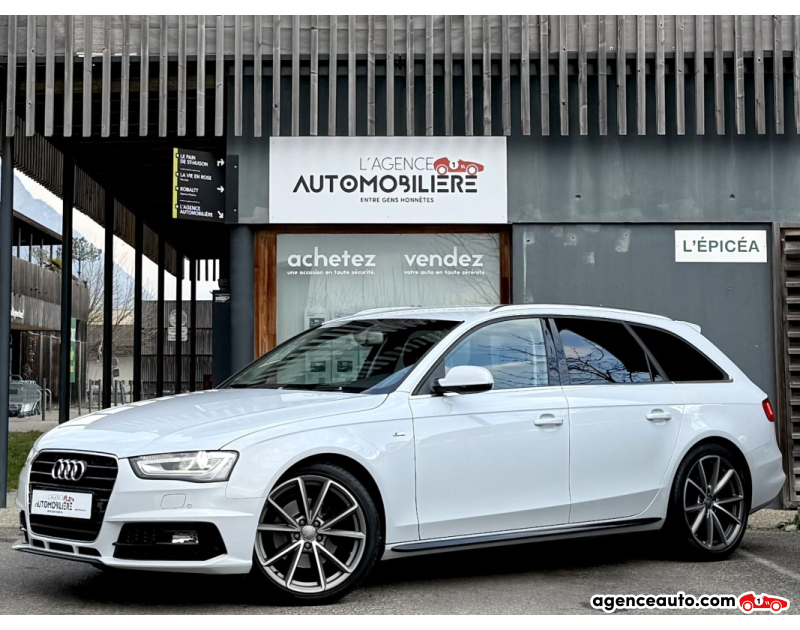 Gebrauchtwagenkauf, Günstige Gebrauchtwagen | Automobilienagentur Audi A4 Avant 1.8 TFSi 170ch Pack S-line Compétition Multitronic Blanc Jahr 2015 Automatique Essence