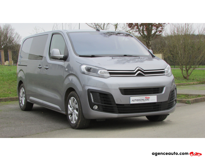Achat voiture occasion, Auto occasion pas cher | Agence Auto Citroen Jumpy M 2,0L BLUEHDI 180 EAT8 DRIVER CABINE APPROFONDIE Gris Année 2021 Automatique Diesel
