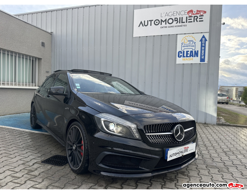 Acquisto Auto Usate, Auto Usate Economiche | Agenzia Automobiliare Mercedes Classe A 45 AMG 2.0 i 16V Turbo 4MATIC 7G-DCT 360 CV Noir Anno 2014 Automatique Essence