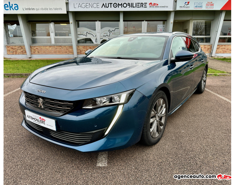 Achat voiture occasion, Auto occasion pas cher | Agence Auto Peugeot 508 SW HDi 130ch S&S Allure Business EAT8 Bleu Année 2020 Automatique Diesel