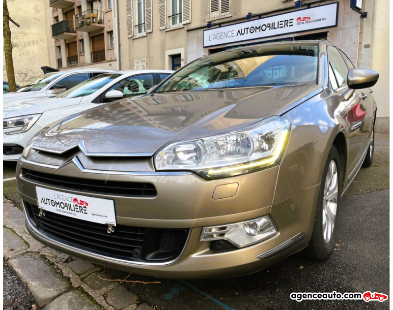 Achat voiture occasion, Auto occasion pas cher | Agence Auto Citroen C5 II (2) HDI 140 FAP MILLENIUM BVM6 Marron Année 2011 Manuelle Diesel