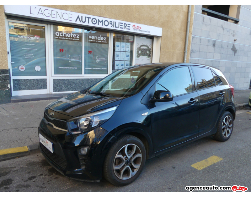 Achat voiture occasion, Auto occasion pas cher | Agence Auto Kia Picanto III 1.0 67 DESIGN Noir Année 2020 Manuelle Essence