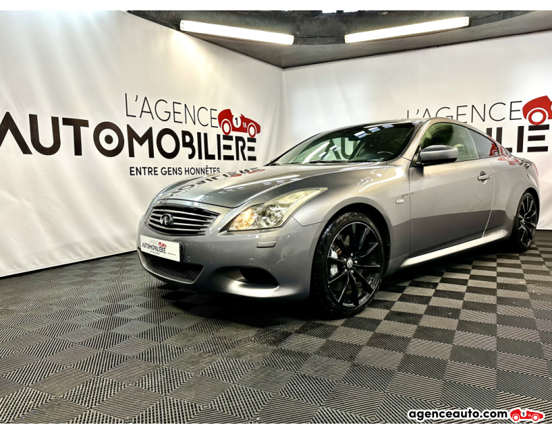 Achat voiture occasion, Auto occasion pas cher | Agence Auto Infiniti G37 COUPE S 3.7 i V6 24V 320cv Gris Année 2009 Manuelle Essence