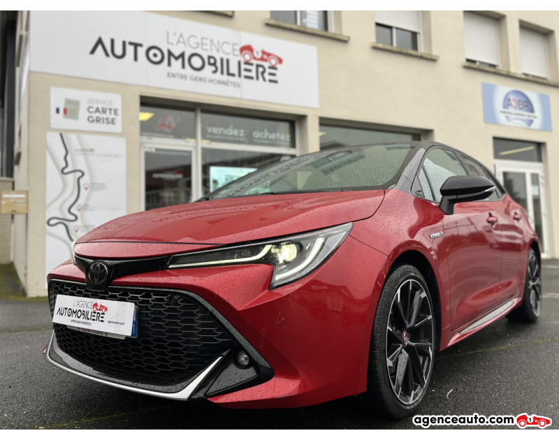 Achat voiture occasion, Auto occasion pas cher | Agence Auto Toyota Corolla 2.0l HYBRIDE X 184Ch GR Sport  - 1ERE MAIN - ORIGINE FRANCE - SUIVIE TOYOTA Rouge Année 2020 Automatique Hybride