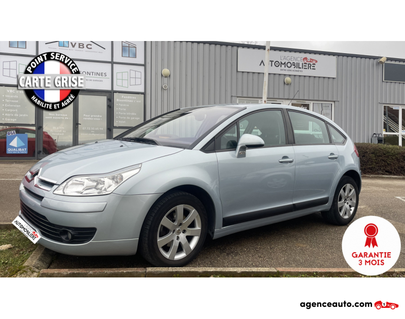 Achat voiture occasion, Auto occasion pas cher | Agence Auto Citroen C4 1.6 HDi 110 cv Gris Année 2007 Manuelle Diesel