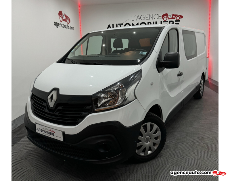 Achat voiture occasion, Auto occasion pas cher | Agence Auto Renault Trafic TRAFIC III CAB APPRO 6 PLACES L2H1 1.6 DCI 125CV BVM6 GRD CONFORT CAMERA/CLIM/GPS/BLUETOOTH/REGUL Blanc Année 2019 Manuelle Diesel