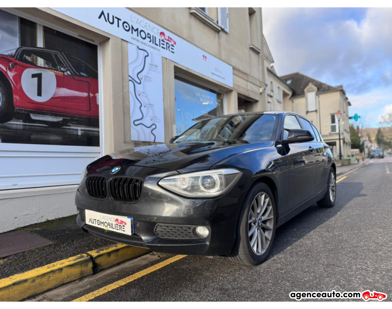Achat voiture occasion, Auto occasion pas cher | Agence Auto Bmw Série 1 F20 118d 143cv LOUNGE PLUS+ CIEL ETOILE + LED AMBIANCE + TOIT OUVRANT Noir Année 2014 Automatique Diesel