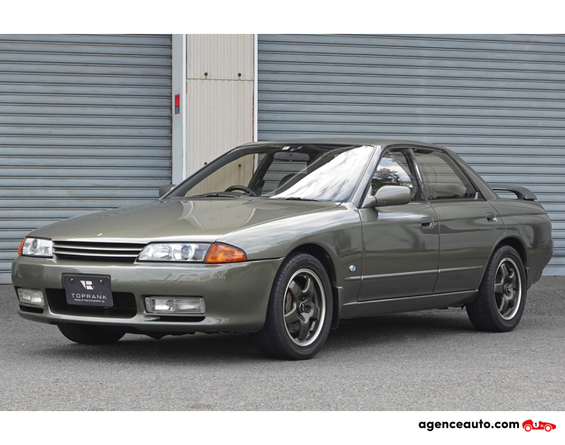 Aankoop Gebruikte Auto, Goedkope Gebruikte Auto | Agence Auto Nissan Skyline HNR32 Skyline Autech Version Vert Jaar 1992 Automatique Essence