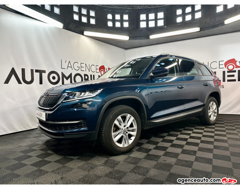 Compra de Carros Usados, Carros Usados Baratos | Auto Immo Skoda Kodiaq 2.0 TDI 150 SCR BUSINESS DSG7 (7 places) Bleu Ano 2019 Automatique Diesel