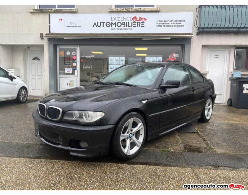 Gebrauchtwagenkauf, Günstige Gebrauchtwagen | Automobilienagentur Bmw Série 3 320 cd 150cv coupé Pack M Noir Jahr 2004 Manuelle Diesel