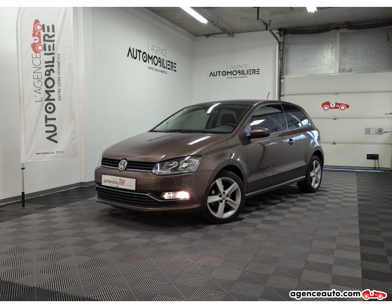 Achat voiture occasion, Auto occasion pas cher | Agence Auto Volkswagen Polo V 1.2 TSI BLUEMOTION Marron Année 2014 Manuelle Essence