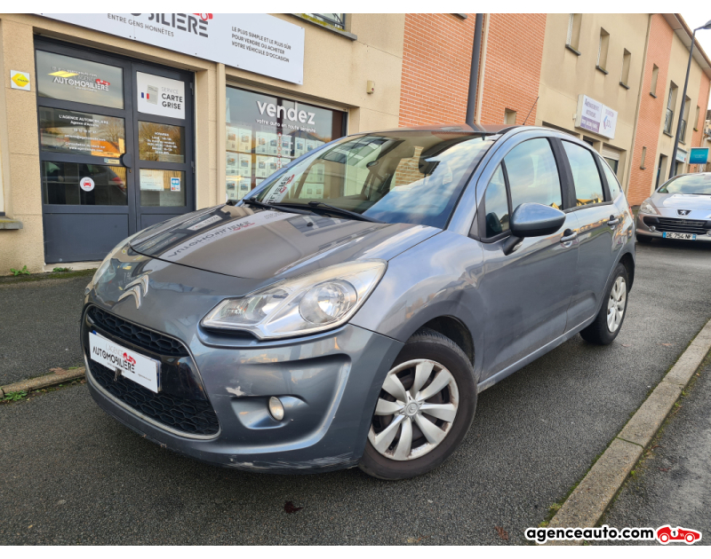 Achat voiture occasion, Auto occasion pas cher | Agence Auto Citroen C3 II 1.4 73 CONFORT Gris Année 2011 Manuelle Essence
