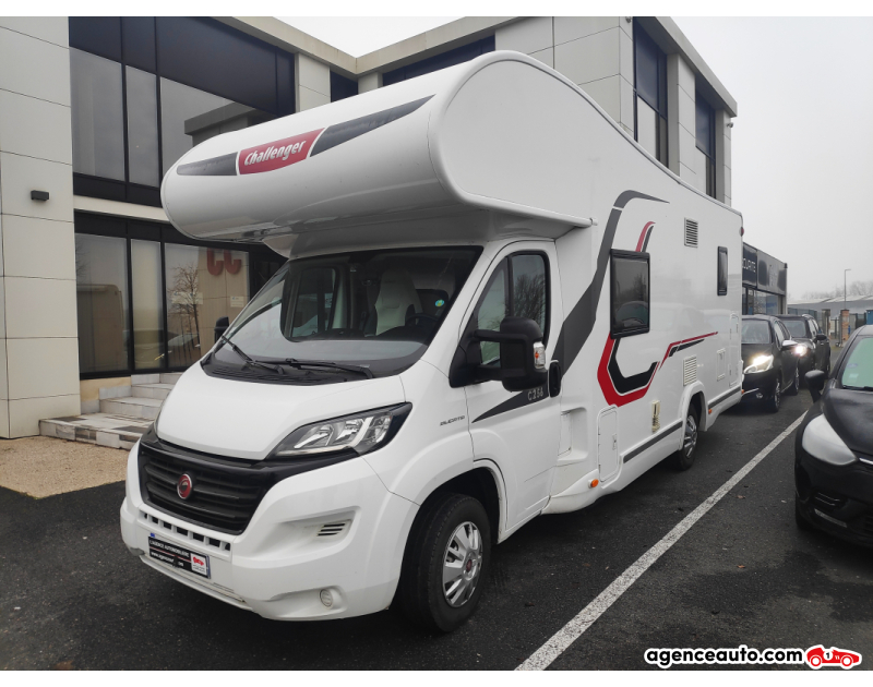 Achat voiture occasion, Auto occasion pas cher | Agence Auto Fiat Ducato challenger camping car c256 7 places 1ere MAIN ct OK Blanc Année 2019 Manuelle Diesel