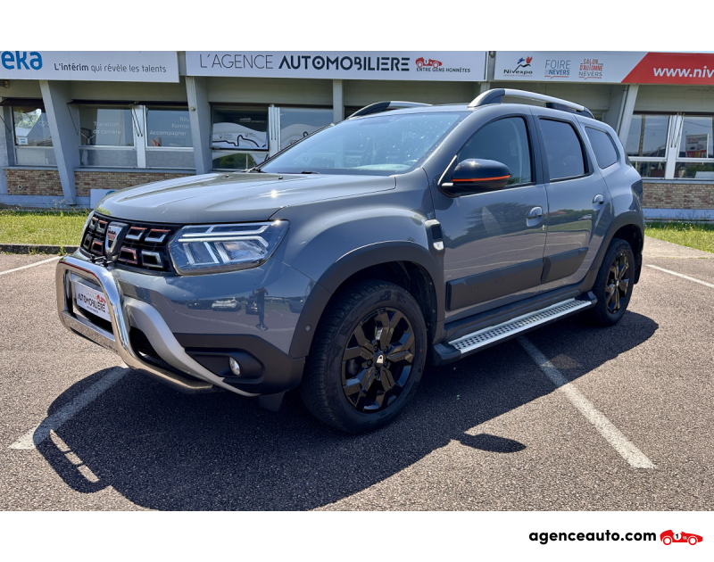 Achat voiture occasion, Auto occasion pas cher | Agence Auto Dacia Duster EXTREME TCE 150 cv EDC 4X2/1°Main/Pack Off Road/Pack Marchepied/Pare Buffle/ Gris Année 2022 Automatique Essence