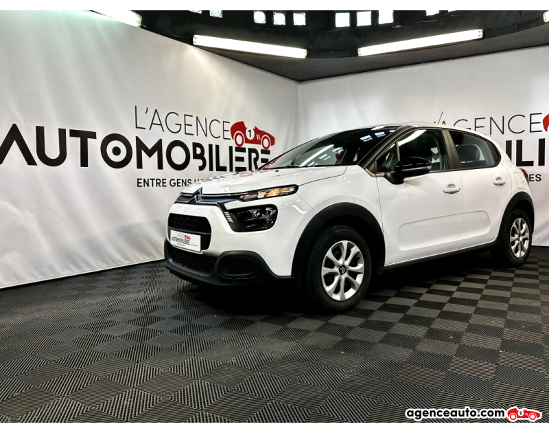 Acquisto Auto Usate, Auto Usate Economiche | Agenzia Automobiliare Citroen C3 1.2 PURETECH 83 S&S LIVE Blanc Anno 2020 Manuelle Essence