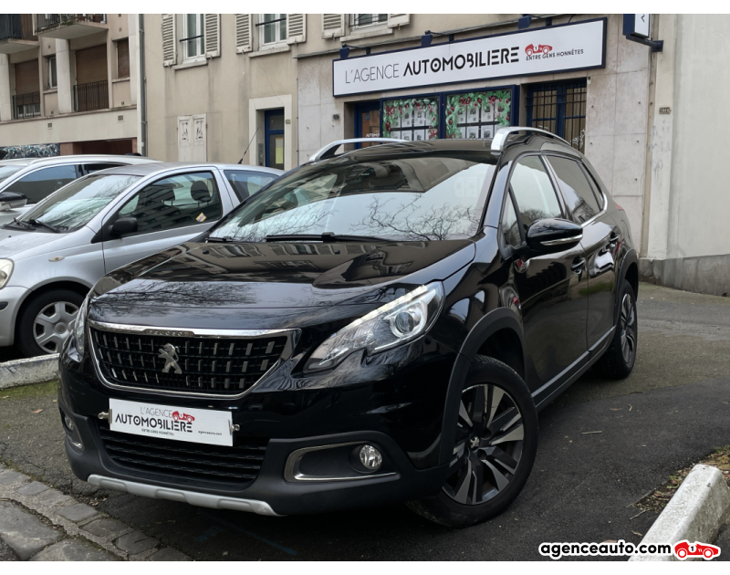 Aankoop Gebruikte Auto, Goedkope Gebruikte Auto | Agence Auto Peugeot 2008 (2) 1.2 PURETECH 130 S&S ALLURE E6 Noir Jaar 2018 Manuelle Essence