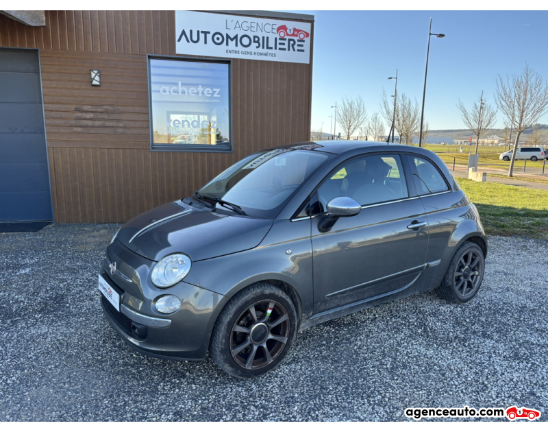 Achat voiture occasion, Auto occasion pas cher | Agence Auto Fiat 500 III Phase 2 Lounge 1.2 MPi 8V 69 cv Gris Année 2013 Manuelle Essence