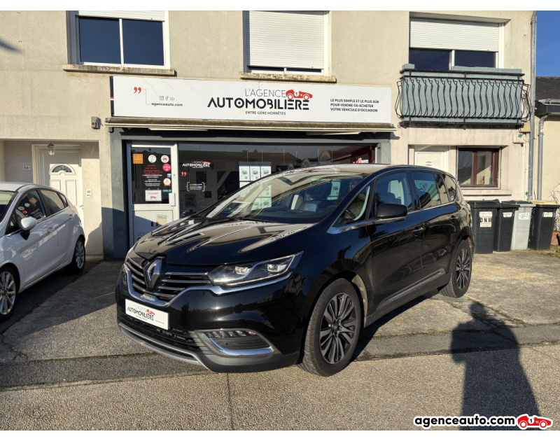 Compra de Coches Usados, Coches Usados Baratos %'|'% Agence Auto Renault Espace V 1.6 dCi 160 cv EDC6 - INITIALE PARIS - SUIVI RENAULT Noir Año 2015 Automatique Diesel