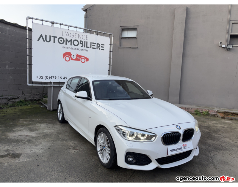 Achat voiture occasion, Auto occasion pas cher | Agence Auto Bmw Série 1 120i PackM Blanc Année 2019 Automatique Essence