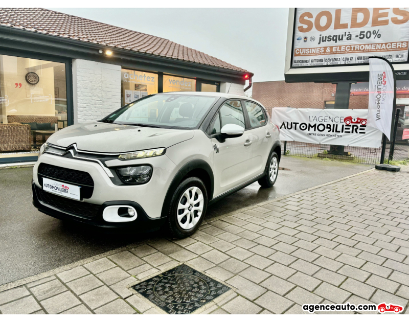 Achat voiture occasion, Auto occasion pas cher | Agence Auto Citroen C3 III  83 CV S&S  YOU Marron Année 2022 Manuelle Essence