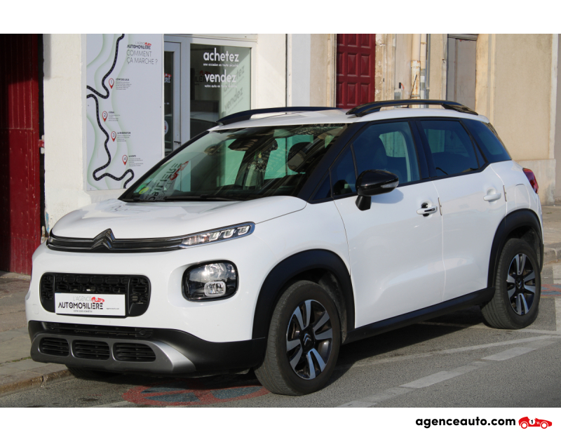Aankoop Gebruikte Auto, Goedkope Gebruikte Auto | Agence Auto Citroen C3 AIRCROSS 1.5 BLUEHDI 120 SHINE EAT BVA START-STOP ( Carplay, Radar Av / Arr, GPS ... ) Blanc Jaar 2020 Automatique Diesel