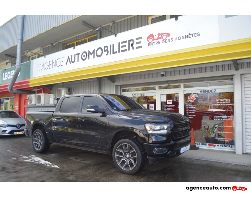 Gebrauchtwagenkauf, Günstige Gebrauchtwagen | Automobilienagentur Dodge Ram 5.7 V8 395 HEMI CREW CAB SPORT LARAMIE BLACK Noir Jahr 2019 Automatique Essence