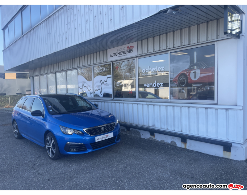 Aankoop Gebruikte Auto, Goedkope Gebruikte Auto | Agence Auto Peugeot 308 308 SW GT Line 1.2 Puretech 130 CV EAT8 1ERE MAIN - Garantie 12 Mois Bleu Jaar 2020 Automatique Essence