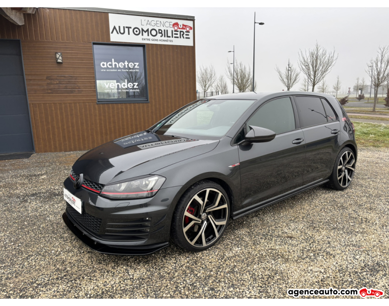 Achat voiture occasion, Auto occasion pas cher | Agence Auto Volkswagen Golf VII 5 Portes GTI 2.0 TFSI 16V Blue Motion S&S 220 cv Gris Année 2014 Manuelle Essence