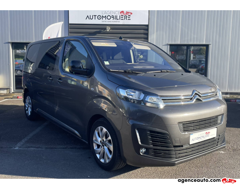 Achat voiture occasion, Auto occasion pas cher | Agence Auto Citroen Jumpy Cabine Approfondie fixe taille M BlueHDi 180 S&S EAT8 DRIVER Gris Année 2022 Automatique Diesel