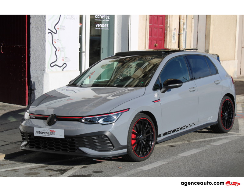 Achat voiture occasion, Auto occasion pas cher | Agence Auto Volkswagen Golf 2.0 TSI 300 GTI CLUBSPORT-45 DSG BVA ( Toit ouvrant, Carplay, Sièges chauffants ... ) Gris Année 2021 Automatique Essence