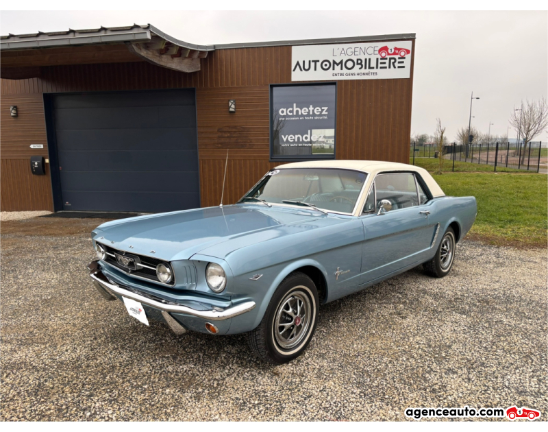 Achat voiture occasion, Auto occasion pas cher | Agence Auto Ford Mustang Coupe 4.7 1965 Rally PAC Bleu Année 1965 Manuelle Essence