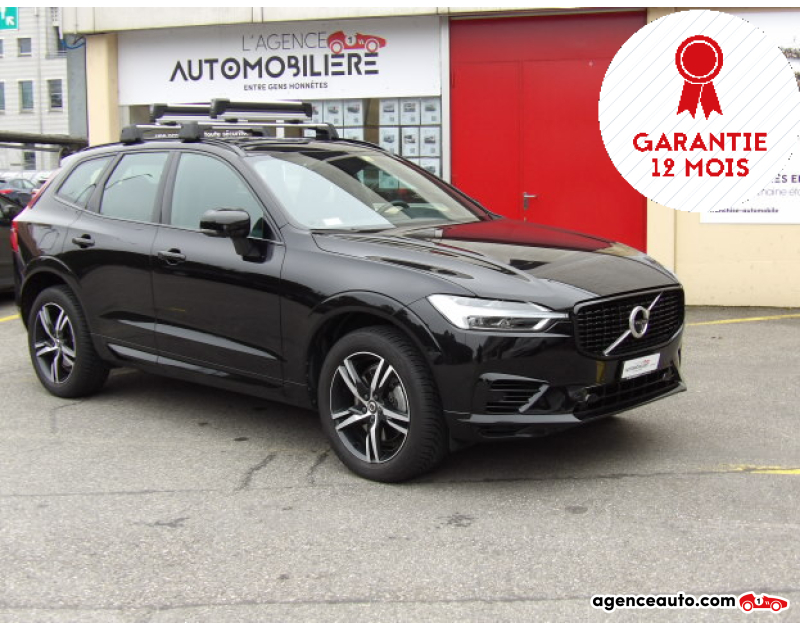 Achat voiture occasion, Auto occasion pas cher | Agence Auto Volvo XC60 T6 eAWD R-Design Geartronic Noir Année 2020 Automatique Hybride rechargeable