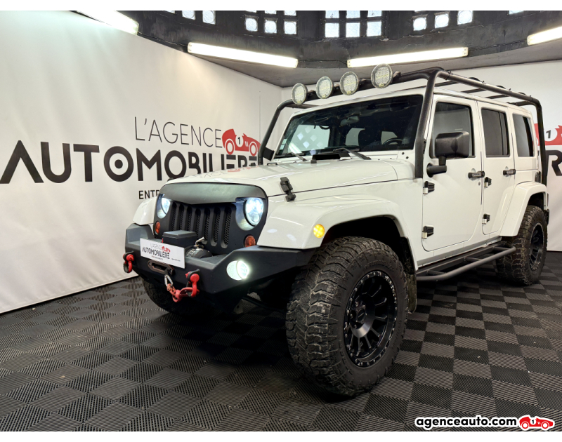 Compra de Coches Usados, Coches Usados Baratos %'|'% Agence Auto Jeep Wrangler Unlimited UNLIMITED 2.8 CRD 200 SAHARA AUTO Blanc Año 2012 Automatique Diesel