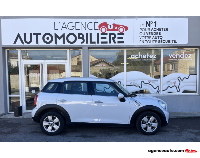 Aankoop Gebruikte Auto, Goedkope Gebruikte Auto | Agence Auto Mini Countryman One D 1.6 90 CV Blanc Jaar 2016 Manuelle Diesel