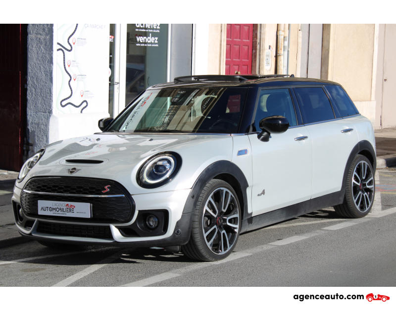 Achat voiture occasion, Auto occasion pas cher | Agence Auto Mini Clubman 2.0 180 COOPER S ALL 4 JOHN COOPER WORKS BVA (Double toit ouvrant, CarPlay, Jantes JCW,..) Gris Année 2021 Automatique Essence