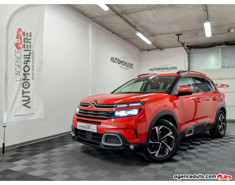 Gebrauchtwagenkauf, Günstige Gebrauchtwagen | Automobilienagentur Citroen C5 Aircross 1.6 PURETECH 180 S&S SHINE EAT8 Rouge Jahr 2019 Automatique Essence