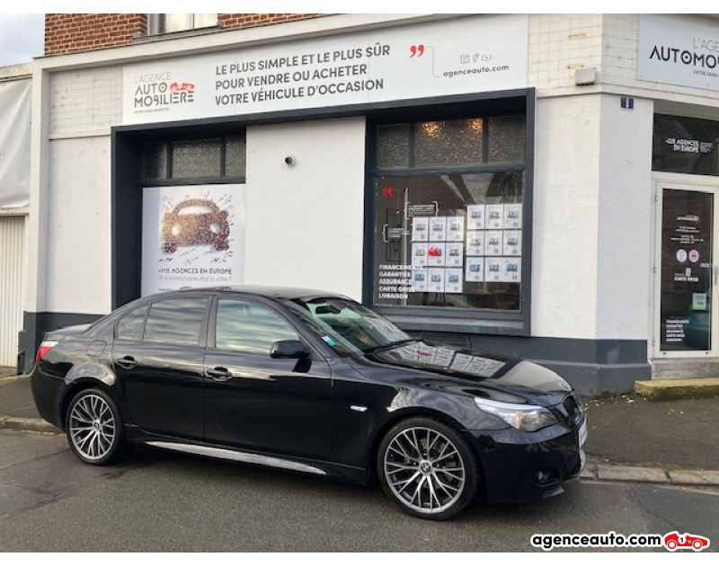 Aankoop Gebruikte Auto, Goedkope Gebruikte Auto | Agence Auto Bmw Série 5 Berline 525d 3.0 d 24V 197cv Boîte auto Noir Jaar 2009 Automatique Diesel