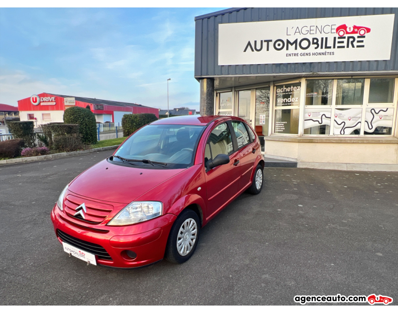 Achat voiture occasion, Auto occasion pas cher | Agence Auto Citroen C3 GENERATION 1.1 60 FURIO Rouge Année 2009 Manuelle Essence