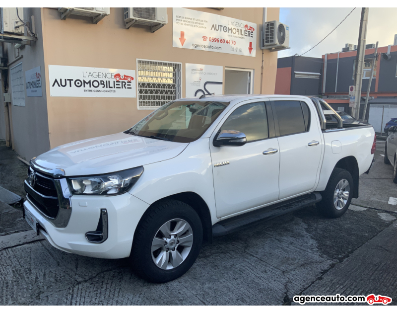 Compra de Coches Usados, Coches Usados Baratos %'|'% Agence Auto Toyota Hilux 2.4 D-4D DOUBLE CAB INVINCIBLE AUTO Blanc Año 2018 Automatique Diesel
