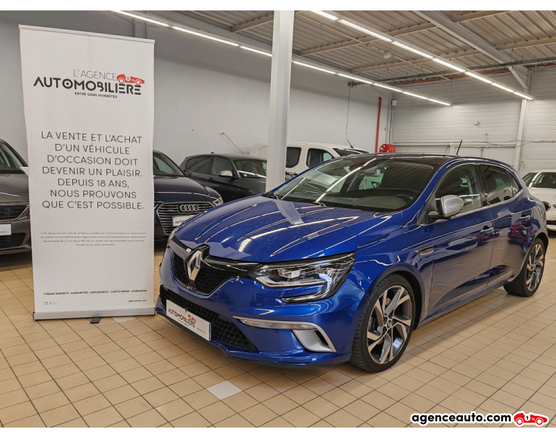 Compra de Coches Usados, Coches Usados Baratos %'|'% Agence Auto Renault Megane IV 1.6 DCI ENERGY 165 CV GT Bleu Año 2018 Automatique Diesel