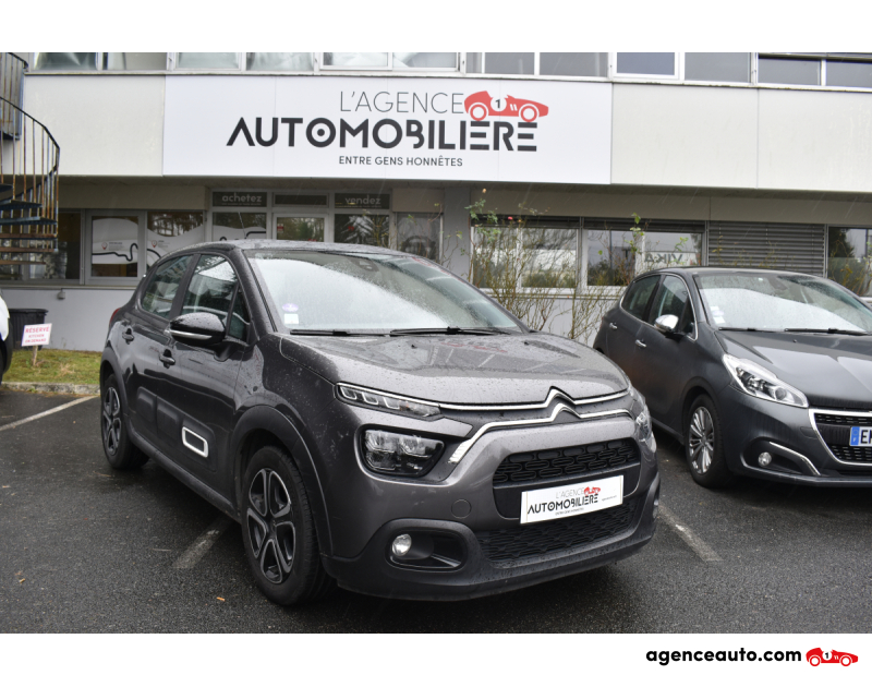 Gebrauchtwagenkauf, Günstige Gebrauchtwagen | Automobilienagentur Citroen C3 Feel Pack III (B618) Phase 2 1.2 VTi PureTech 83 cv Gris Jahr 2021 Manuelle Essence